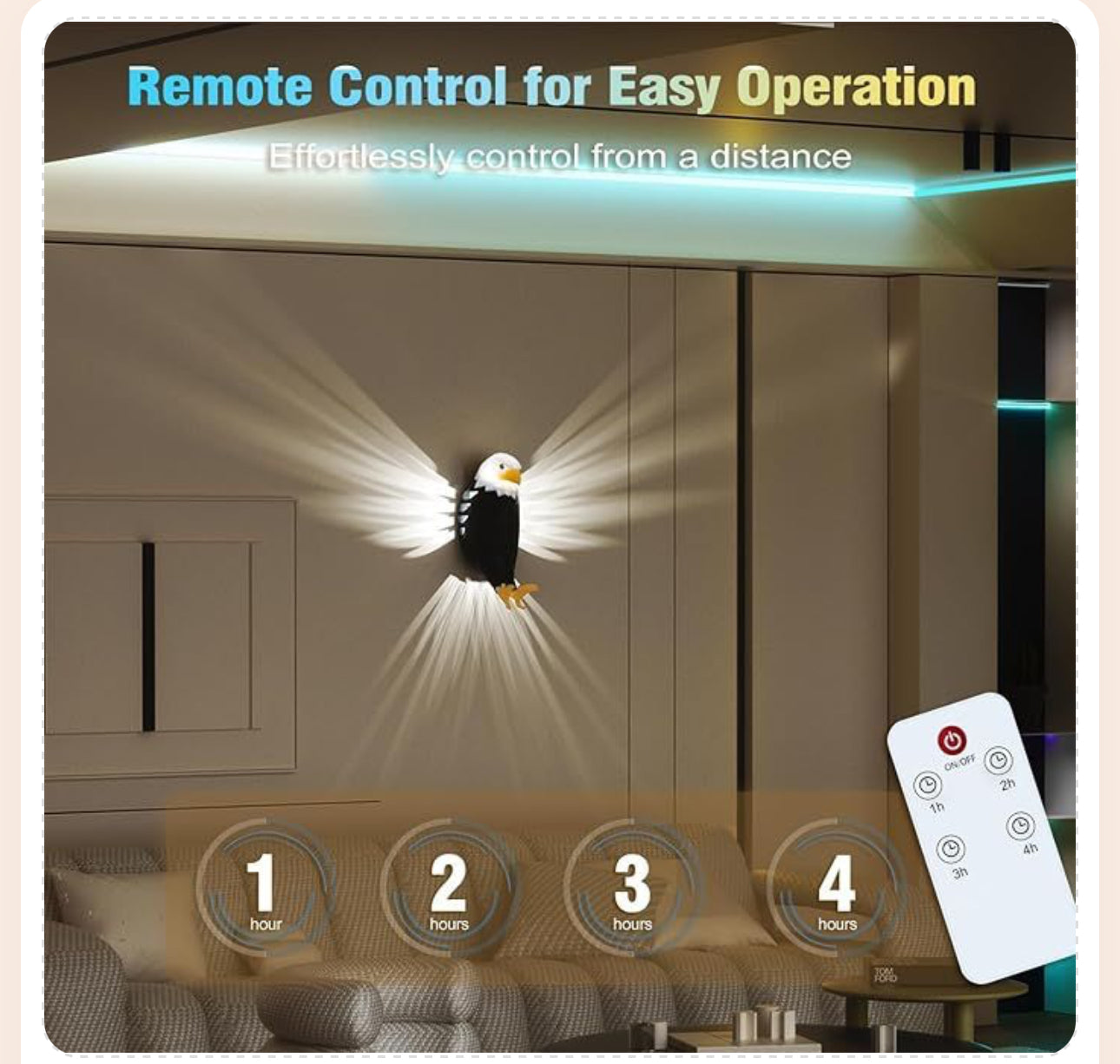 Eagle decoration light